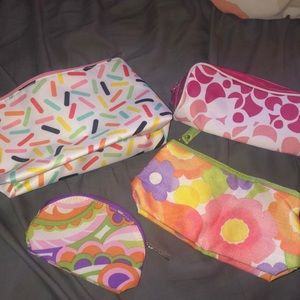 Clinique cosmetic bags bundle
